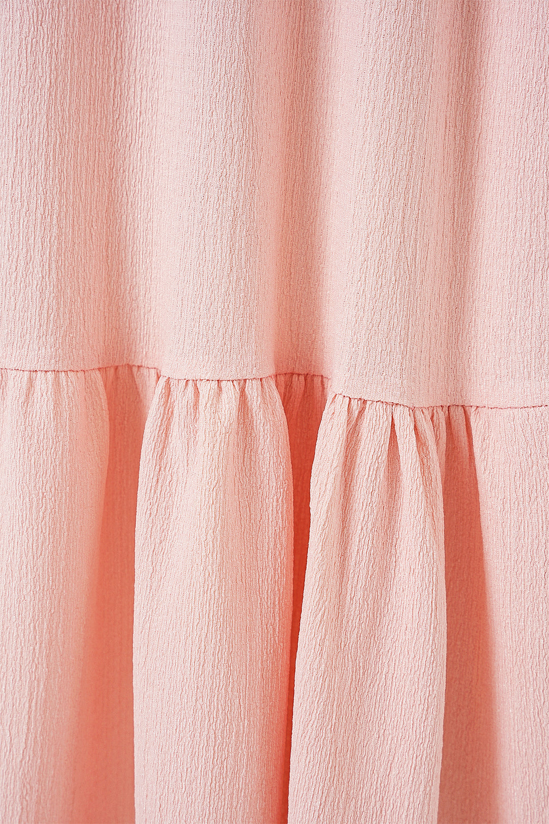 Blush Flow High-Waist Layered Maxi Skirt